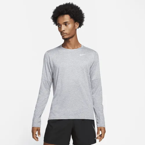 Nike Element чоловічі Dri-FIT Running Crew Top колір сірий