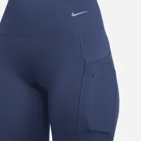 Nike Go женская Firm-Support С высокой Талией Full-Length лосины с карманамисиний