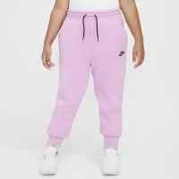 Nike Sportswear Tech Fleece Big дитячі (Girls') Joggers (Extended Size) Pink