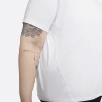 Nike One Classic жіноча Dri-FIT Short-Sleeve Top (великі розміри) колір білий