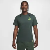 Nike Sportswear Club футболка цвет зеленый