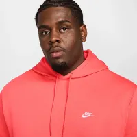 Nike Club чоловічі Pullover Fleece Толстовка з капюшоном Orange
