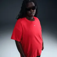 Nike Sportswear Essential женская футболка (большие размеры) цвет красный