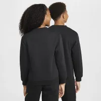 Nike Sportswear Club Fleece Big детские Crew-Neck свитшот цвет черный