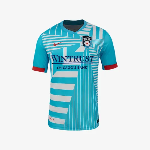 Chicago колір червоний Stars 2025 Stadium Home чоловічі Nike Dri-FIT NWSL Replica Jersey блакитний