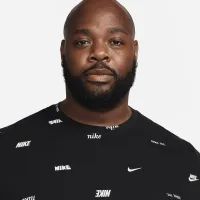 Nike Club мужские Allover Print футболка цвет черный