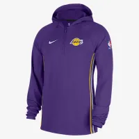 Los Angeles Lakers Zoned мужские Nike Dri-FIT NBA 1/4-Zip Толстовка с капюшоном цвет фиолетовый