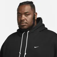 Nike Solo Swoosh мужские Fleece Pullover Толстовка с капюшоном цвет черный