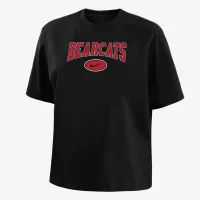 Cincinnati женская Nike College Boxy футболка цвет черный