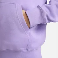 Nike Sportswear Club Fleece Pullover Толстовка с капюшоном цвет фиолетовый