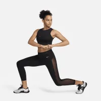 Nike Pro жіноча Mesh Tank Top колір чорний