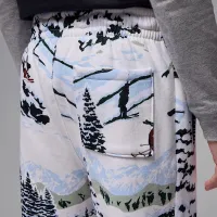 Nike Jordan Brooklyn Fleece Big дитячі Holiday Pants колір білий