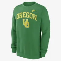 Oregon Ducks Legacy Classic Arch Over Logo чоловічі Nike College Pullover Crew колір зелений