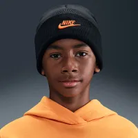 Nike Peak Big дитячі Beanie колір чорний