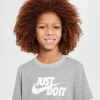Nike Sportswear Big детские футболка цвет серый