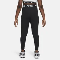 Nike Pro Leak Protection: Period Girls' Dri-FIT лосіни (Extended Size) колір чорний