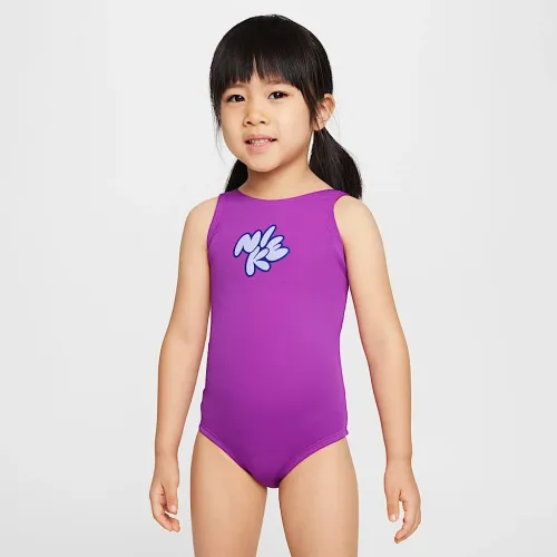 Nike Swim Little детские (Girls') U-Back One-Piece цвет фиолетовый