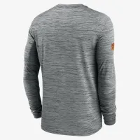 Washington Commanders Sideline Velocity мужские Nike Dri-FIT NFL Long-Sleeve футболка цвет серый