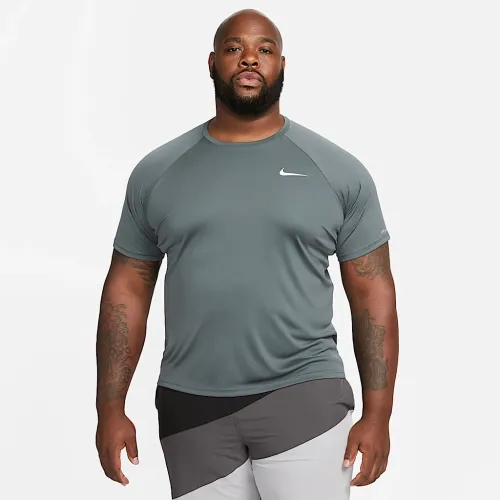 Nike Essential Dri-FIT чоловічі Short-Sleeve Swim Hydroguard (Extended Size) колір сірий