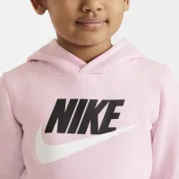 Nike Sportswear Club Fleece Little дитячі Pullover Толстовка з капюшоном Pink