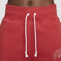 Nike Sportswear Phoenix Fleece жіноча З високою талією шорти колір червоний