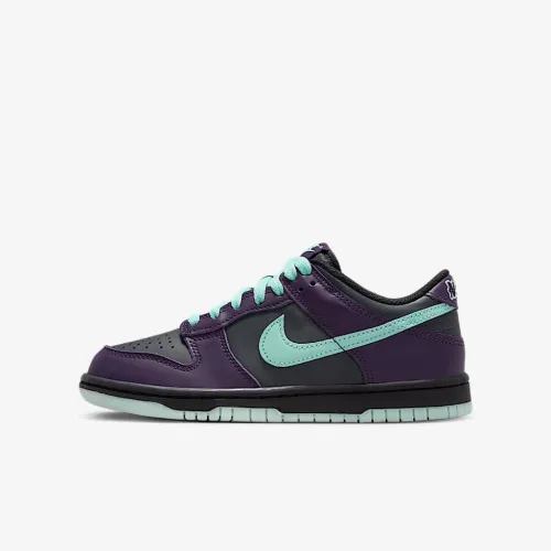 Nike Dunk Low Big детские Кроссовки цвет серый