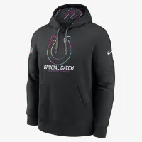 Indianapolis Colts Crucial Catch Club мужские Nike NFL Pullover Толстовка с капюшоном цвет черный