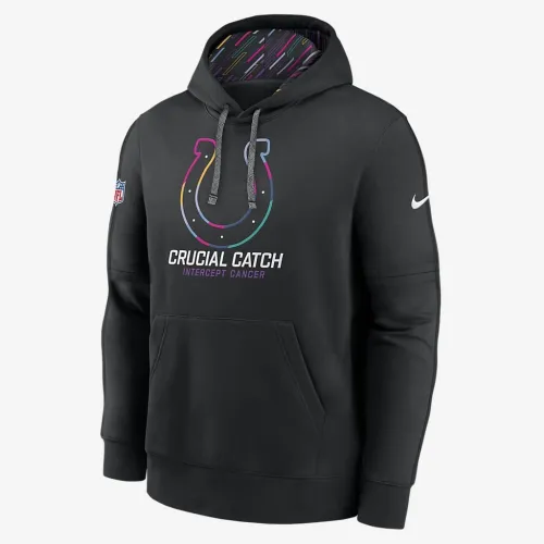Indianapolis Colts Crucial Catch Club чоловічі Nike NFL Pullover Толстовка з капюшоном колір чорний