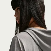 Nike Sportswear Chill Knit женская Lightweight Толстовка с капюшоном цвет серый