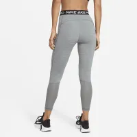 Nike Pro 365 женская С высокой Талией 7/8 Mesh Panel лосины цвет серый