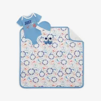 Nike New Baby (0-12M) 4-Piece Blanket набор цвет серый