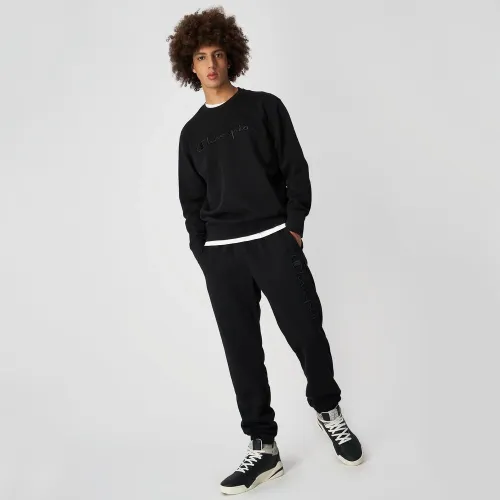 Кофта/футболка Champion Embroideцвет красный Heavy хлопковые218487-KK001 -  Черная