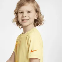 Nike Dri-FIT Little детские Stacked Up Swoosh футболка Yellow