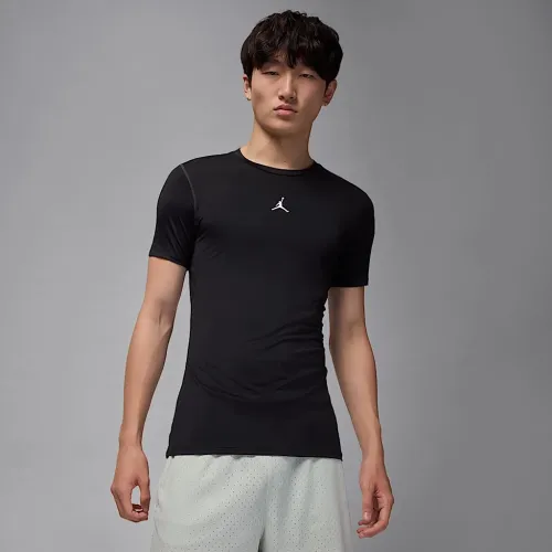 Nike Jordan Sport мужские Dri-FIT Short-Sleeve Base Layer Top цвет черный