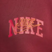 Nike Club Fleece мужские Long-Sleeve Crew-Neck свитшот цвет красный