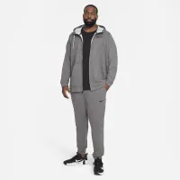 Nike Dry мужские Dri-FIT Taper Fitness Fleece Pants цвет серый