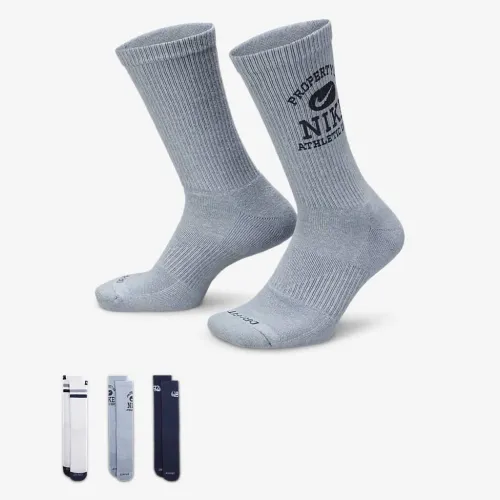 Nike Everyday Cushioned Crew шкарпетки (3 пар) різнокольорові