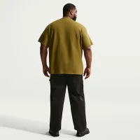 Nike Sportswear Premium Essentials мужские футболка цвет коричневый