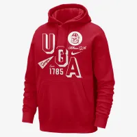 Georgia Club чоловічі Nike College Толстовка з капюшоном колір червоний