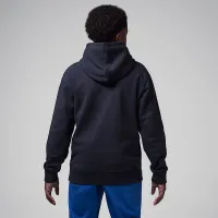 Nike Air Jordan Big детские Fleece Pullover Толстовка с капюшоном цвет черный