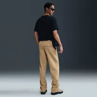 Nike Club чоловічі Open-Hem Fleece Pants колір коричневий