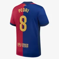 Pedri Barcelona 2024/25 Stadium Home чоловічі Nike Dri-FIT Soccer Jersey блакитний