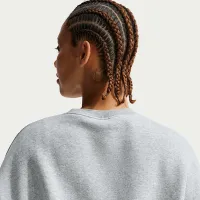 Nike Sportswear Phoenix Fleece женская Over-оверсайз Crew-Neck свитшот цвет серый