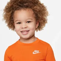 Nike Club Toddler Knit шорты набор Orange