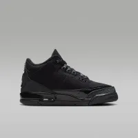 Nike Air Jordan 3 Retro Big детские Кроссовки цвет черный