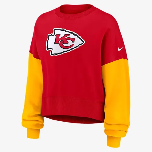 Kansas City Chiefs женская Nike NFL Pullover Crew цвет красный