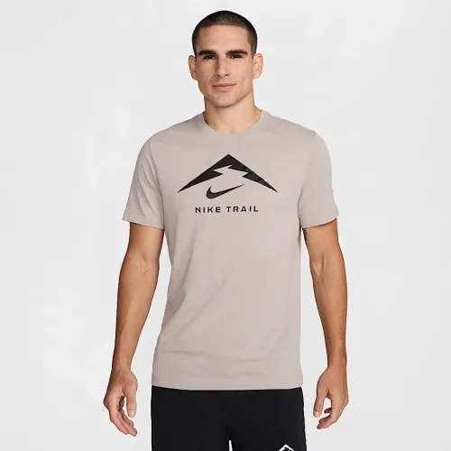Nike Dri-FIT мужские Trail Running футболка цвет серый