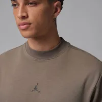 Nike Jordan Sport мужские Dri-FIT для гольфа Long-Sleeve Mock Neck свитшот цвет серый