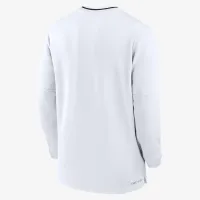 Penn State Nittany Lions Sideline Coach чоловічі Nike Dri-FIT College 1/2-Zip Long-Sleeve Top колір білий
