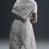 Nike Sportswear Essential женская Mid-Rise оверсайз Woven Joggers цвет коричневый